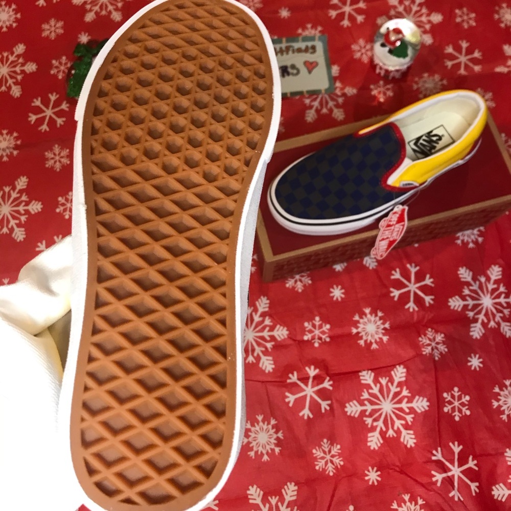 Checkerboard Slip On Vans - Picture 3 of 8